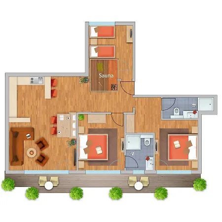 Residenz Fliana Deluxe Apartament Mathon