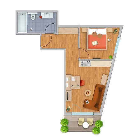 Apartmán Residenz Fliana Deluxe Mathon